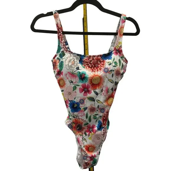 Johnny Was / Mirror Palace Tank One Piece / Boho Floral Swimsuit - Picture 4 of 4